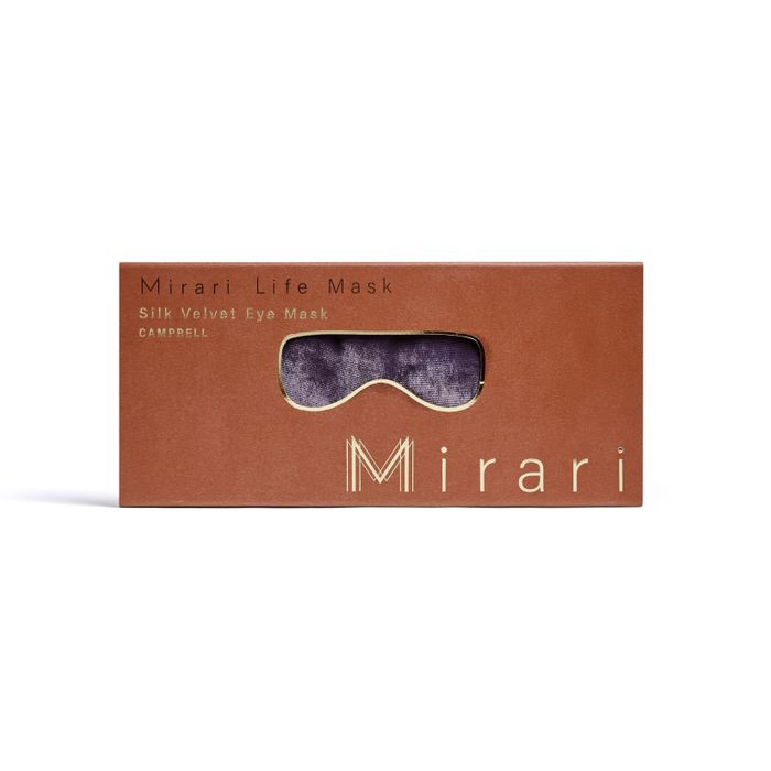 Mirair Life Silk Velvet Eye Mask 'CAMPBELL'